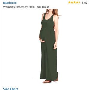 Women's Maternity Maxi Tank Dress